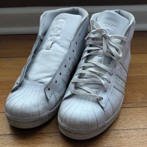 Adidas Superstars Classic High Top Men’s Size 13 White